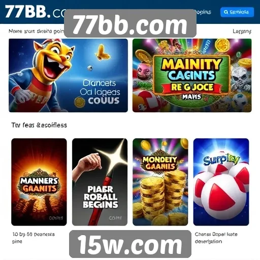 Exploração das ofertas de jogos no 77bb.com