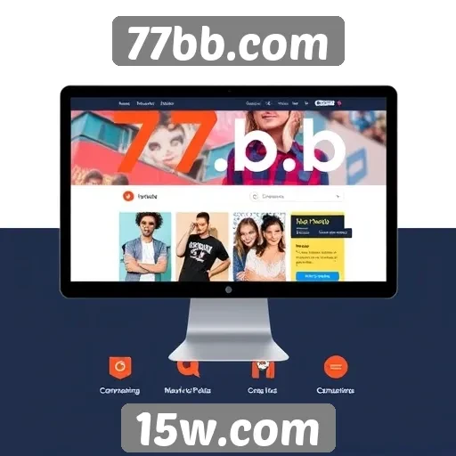 Interface e usabilidade do 77bb.com